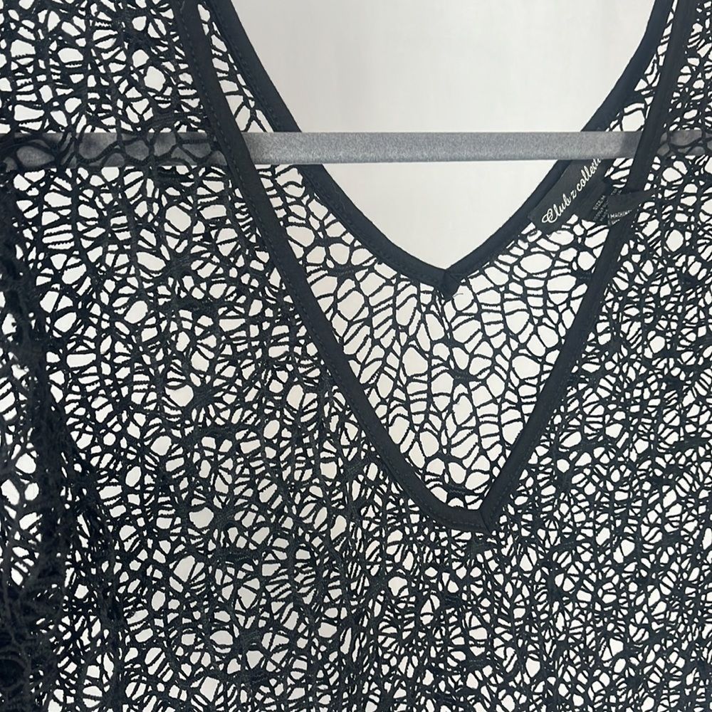 Mesh Bathing Suit Cover-up - Picture 2 of 7